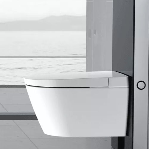 WC intelligente - MP-MP-V7201-01 - MOPO SANITARY WARE - sospeso / in ceramica / allungato
