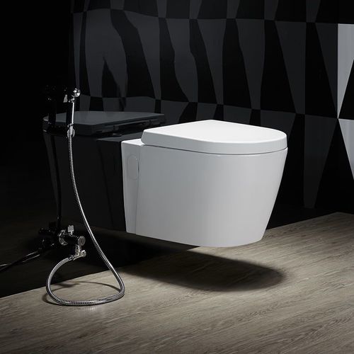 WC sospeso - MP-2380 - MOPO SANITARY WARE - in ceramica / allungato / con cassetta ad incasso