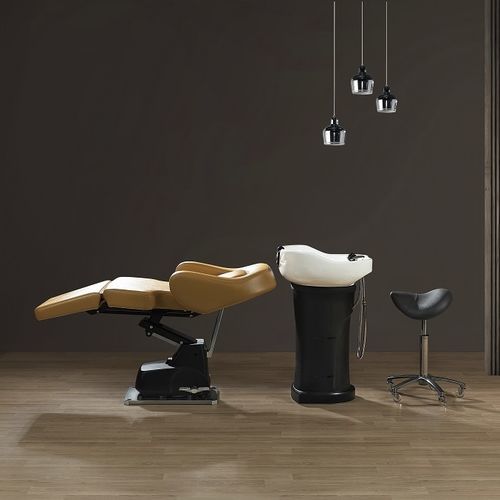 Lavatesta con poggiapiedi - S270F - BD KOREA CO.,LTD - in ecopelle / in ceramica / 1 posto