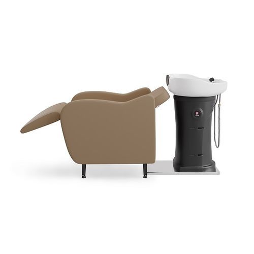 Lavatesta con poggiapiedi - 257FA - BD KOREA CO.,LTD - in ecopelle / 1 posto