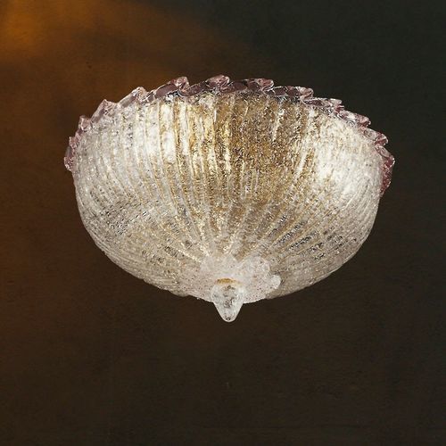 Plafoniera in stile - SANDALO PF - BOTTEGA VENEZIANA - rotonda / in cristallo / in vetro di Murano