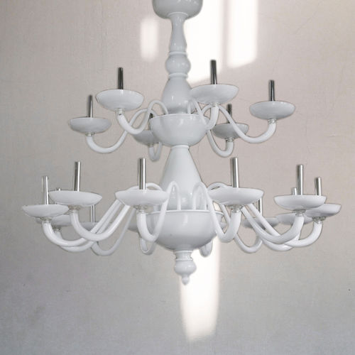 Lampadario contemporaneo - CANDIDO - BOTTEGA VENEZIANA - in vetro soffiato / in vetro di Murano / contract