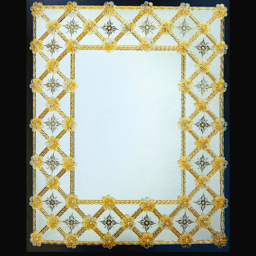 Specchio a muro - QUASIMODO - BOTTEGA VENEZIANA - contract / stile veneziano / rettangolare