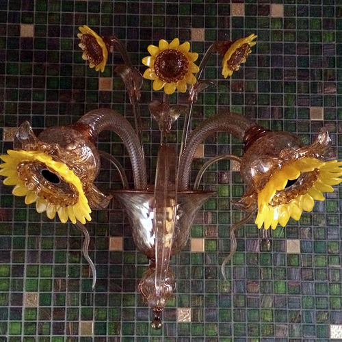 Applique classica - GIRASOLI - BOTTEGA VENEZIANA - da interno / in vetro soffiato / in vetro di Murano