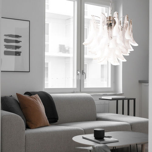 Lampadario vintage - ARTEMIDE - BOTTEGA VENEZIANA - in vetro di Murano / con 4 punti luce / contract