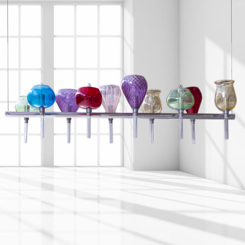 Lampadario contemporaneo - CAMILLA - BOTTEGA VENEZIANA - in vetro soffiato / in vetro di Murano / in metallo cromato