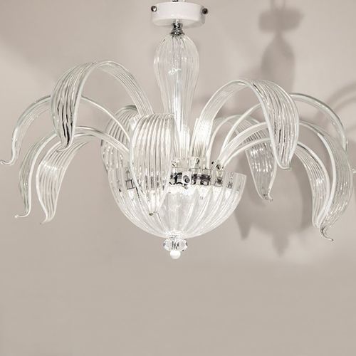 Plafoniera classica - CLARISSA - BOTTEGA VENEZIANA - circolare / in vetro soffiato / in vetro di Murano