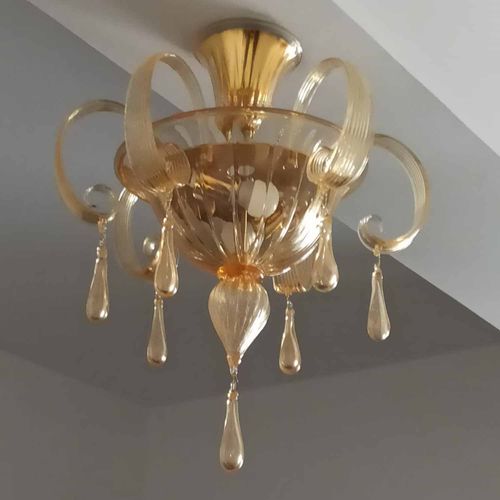 Plafoniera classica - NERONE - BOTTEGA VENEZIANA - circolare / in vetro soffiato / in vetro di Murano