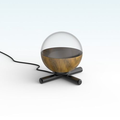 Lampada da tavolo - BORA LT - BOTTEGA VENEZIANA - in metallo / in vetro soffiato / contemporanea