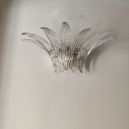 Applique Art Deco - PALME AP - BOTTEGA VENEZIANA - da interno / in vetro di Murano / fissa
