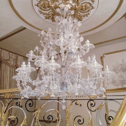 Lampadario classico - VAPOROSO - BOTTEGA VENEZIANA - in vetro soffiato / in vetro di Murano / in oro