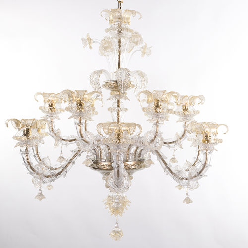 Lampadario in stile - PISANI - BOTTEGA VENEZIANA - in vetro soffiato / in vetro di Murano / contract