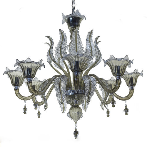 Lampadario classico - CANOPO - BOTTEGA VENEZIANA - in vetro soffiato / in vetro di Murano / in vetro fumè