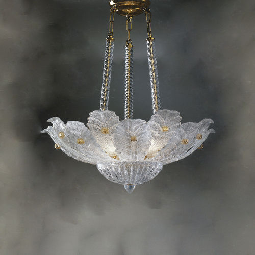 Lampada a sospensione - MARGHERITA SOS - BOTTEGA VENEZIANA - in metallo / in cristallo / in vetro di Murano