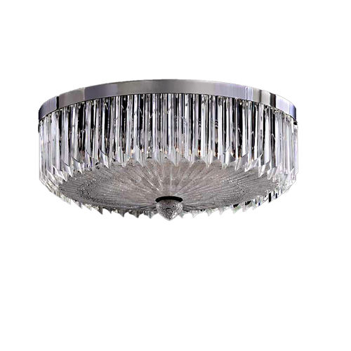 Plafoniera Art Deco - ERA PL - BOTTEGA VENEZIANA - rotonda / in vetro / LED