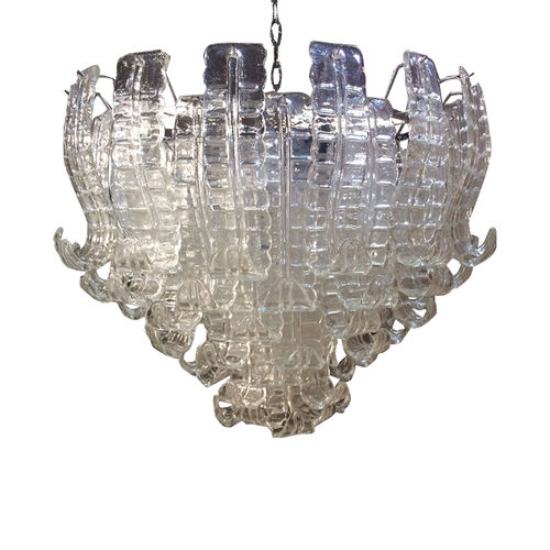 Lampadario in stile Art Decó - FELCI - BOTTEGA VENEZIANA - in vetro soffiato / in vetro di Murano / da 8 lampadine