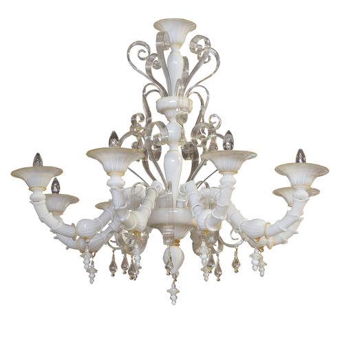Lampadario classico - MELANIE - BOTTEGA VENEZIANA - in cristallo / in vetro soffiato / in oro