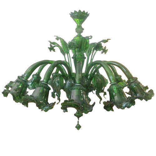 Lampadario classico - Jasmine - BOTTEGA VENEZIANA - in vetro soffiato / da 12 lampadine / contract