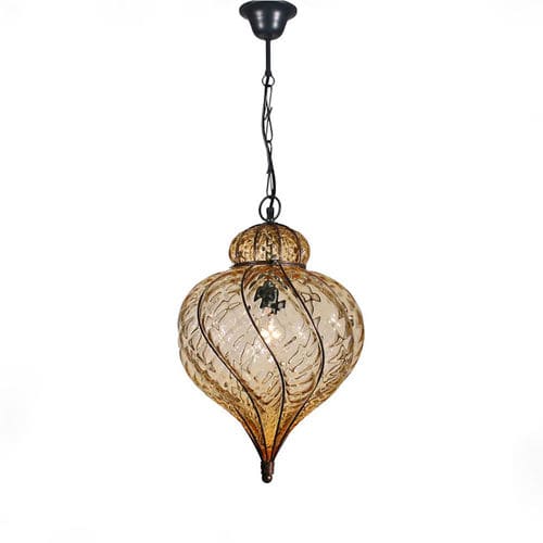 Lampada a sospensione - Lanterna veneziana goccia - BOTTEGA VENEZIANA - in vetro di Murano / classica / con cavo