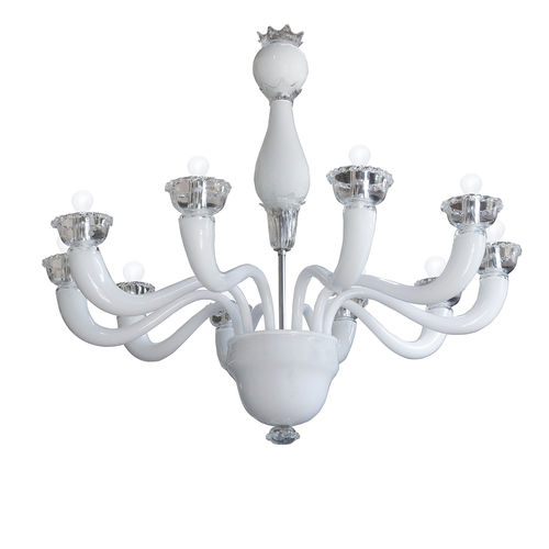 Lampadario contemporaneo - Oasis - BOTTEGA VENEZIANA - in vetro soffiato / in vetro di Murano / da 10 lampadine