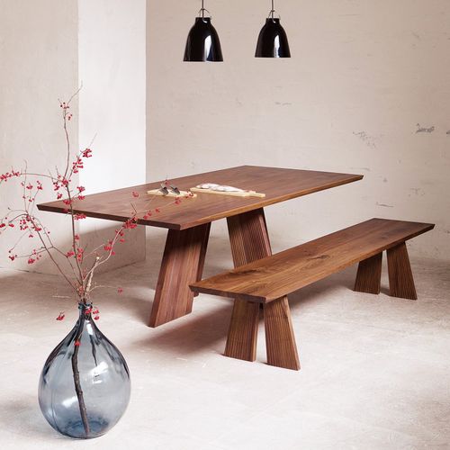 Panca contemporanea - HAKAMA  - CondeHouse - in rovere / in noce / per uso contract