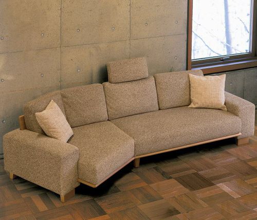 Divano d'angolo - RS  - CondeHouse - contemporaneo / in tessuto / in pelle