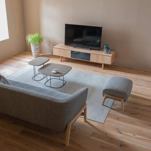 Ottomana contemporanea - TEN Living - CondeHouse - in tessuto / in pelle / rettangolare