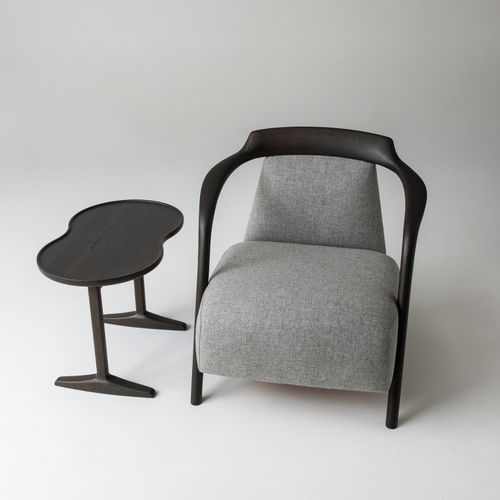 Poltrona contemporanea - NUPRI - CondeHouse - in tessuto / in pelle / in rovere