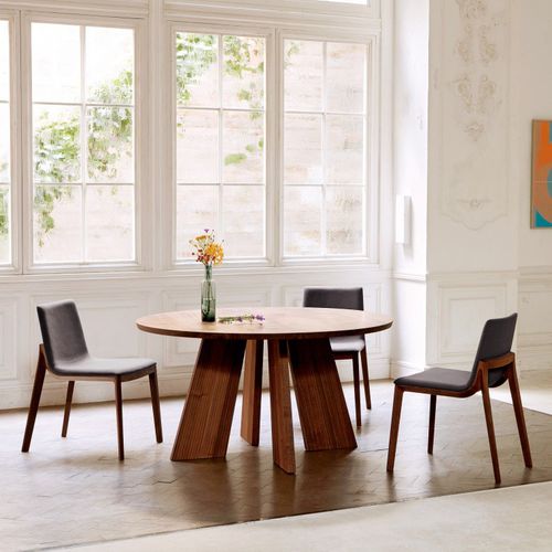 Tavolo da pranzo contemporaneo - HAKAMA - CondeHouse - in rovere / in noce / in legno massiccio