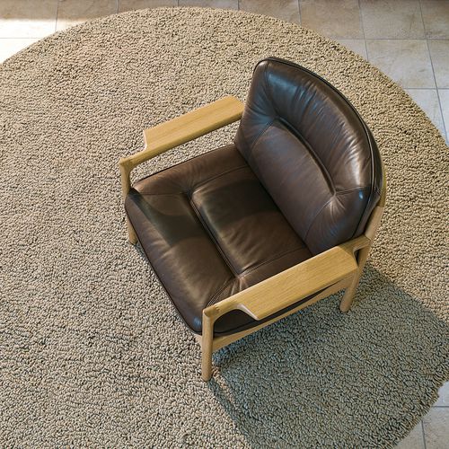 Poltrona contemporanea - GOLFER SALON - CondeHouse - in tessuto / in pelle / in rovere