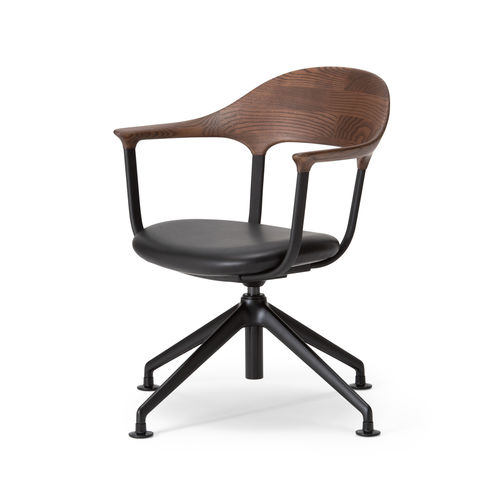 Sedia da ufficio contemporanea - FOUR GL - CondeHouse - da interno / in pelle / in tessuto
