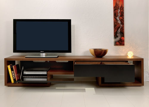 Mobile porta TV contemporaneo - ATILLA LUX - CondeHouse - lowboard / con cassetti / con vano contenitore