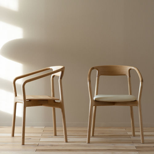 Sedia da pranzo contemporanea - KORENTO - CondeHouse - da interno / in rovere / con supporto in legno