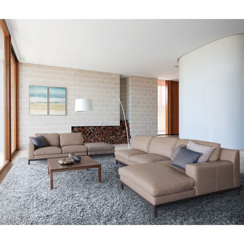 Tavolino basso contemporaneo - QUODO - CondeHouse - in legno / con supporto in legno / rettangolare