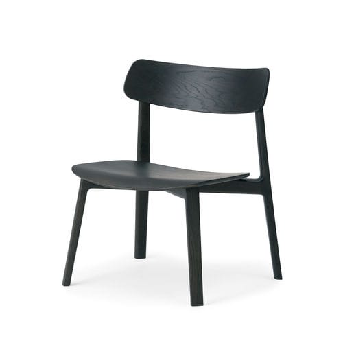 Poltrona contemporanea - AATOS  - CondeHouse - in frassino / nera / incolore