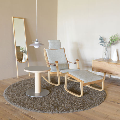 Tavolo contemporaneo - KOTAN  - CondeHouse - in frassino / in linoleum / con supporto in metallo
