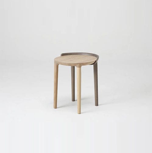 Sgabello contemporaneo - CRUST - CondeHouse - in rovere / con supporto in quercia / per uso contract