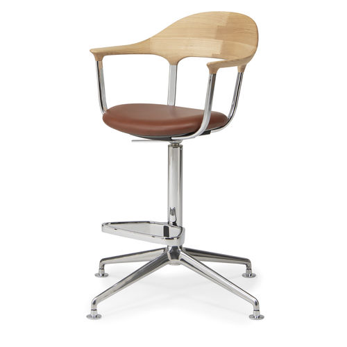 Sedia da ufficio contemporanea - FOUR  - CondeHouse - da interno / in tessuto / in pelle