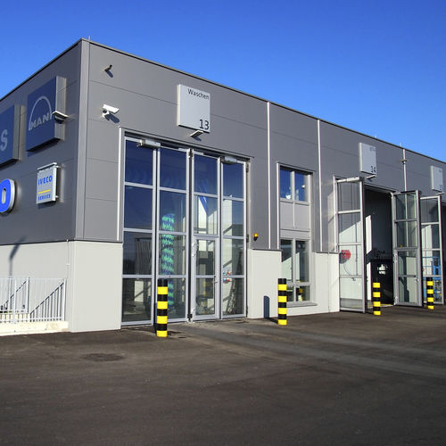 Porta industriale a libro - ROBUST - Schneider Torsysteme - in alluminio / automatica / di sicurezza