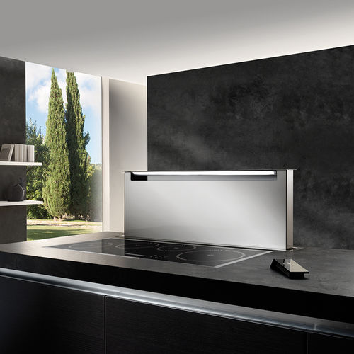 Cappa per piano di lavoro - FCH90309 series - BLUAWAY SA - con illuminazione integrata / a scomparsa