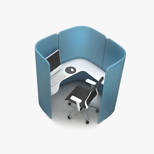 Isola di privacy per ufficio modulare - EGO - REXSITT