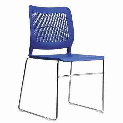 Sedia contemporanea - ICONA - REXSITT - da interno / in polipropilene / con supporto in acciaio