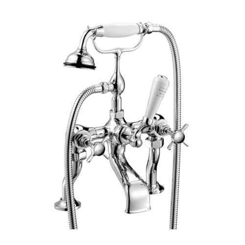 Miscelatore doppio comando per vasca - 25 033 581 -  Czech & Speake - da appoggio / in metallo cromato / da bagno