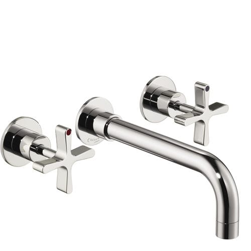 Miscelatore doppio comando per lavabo - 36 705 585 -  Czech & Speake - da parete / in metallo cromato / in nichel