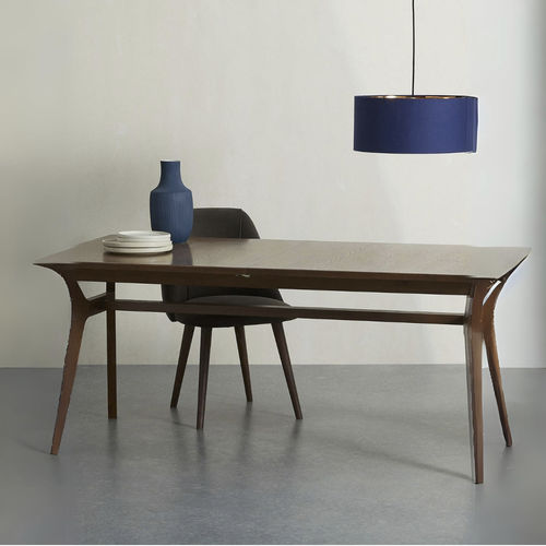 Tavolo da pranzo contemporaneo - Jenson - LITOOC - impiallacciato in legno / in MDF / in rovere bianco