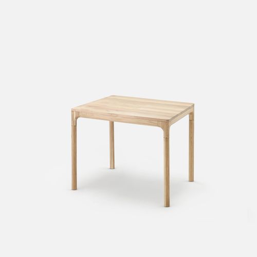 Tavolo da pranzo contemporaneo - The Extentable Mini - LITOOC - in rovere / con supporto in quercia / rettangolare