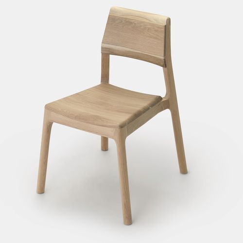 Sedia contemporanea - The Stackair - LITOOC - da interno / in rovere / con supporto in quercia