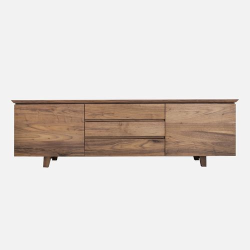 Credenza contemporanea - Emil - LITOOC - in noce americano / in rovere bianco / con cassetti