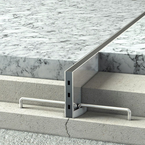 Giunto di dilatazione in alluminio - MICRATEC NS - Vexcolt UK - in acciaio inossidabile / di ottone / per pavimento