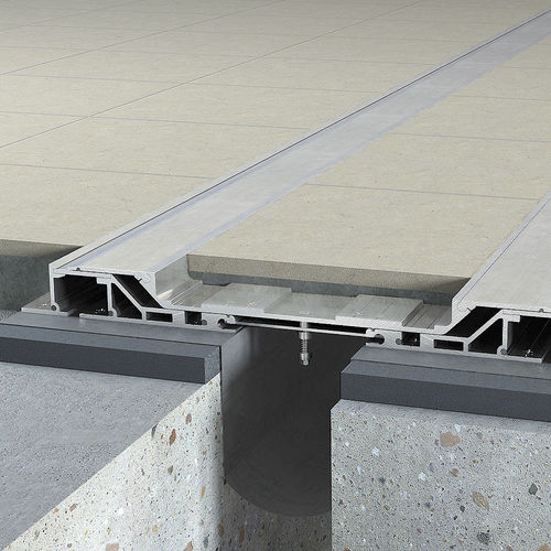 Giunto di dilatazione in alluminio - SEISMATEC 400-A01/A02 - Vexcolt UK - per pavimento / per muro / sismico